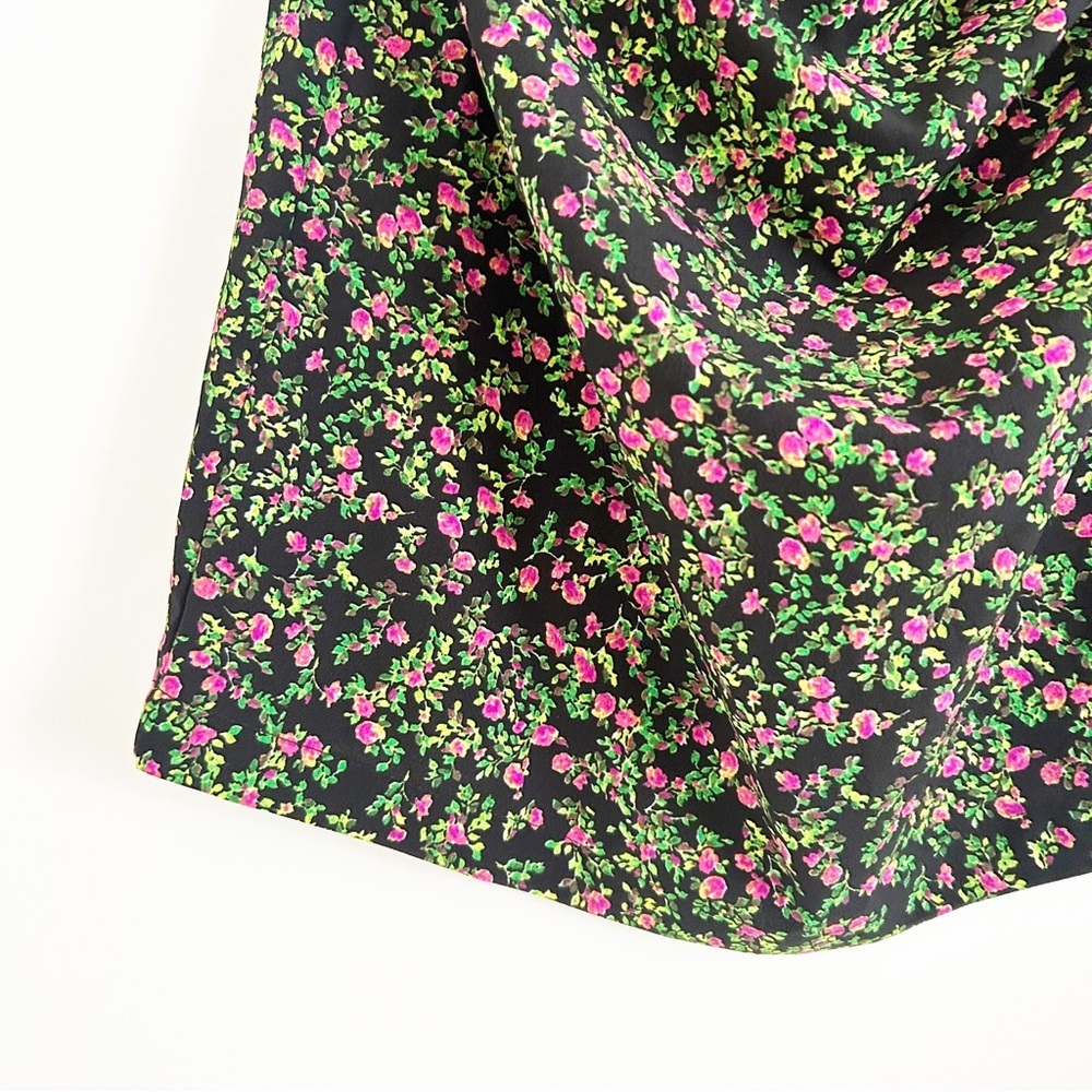 NEW Vero Moda Olga Floral Ruched Midi Skirt Size XS - Picture 4 of 8